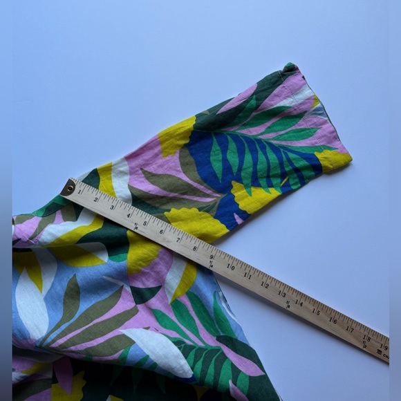 Boden Multicolor Abstract Pattern Dress ๐๐๏ธ๐ 100% LINEN โ
๐ - Picture 9 of 16